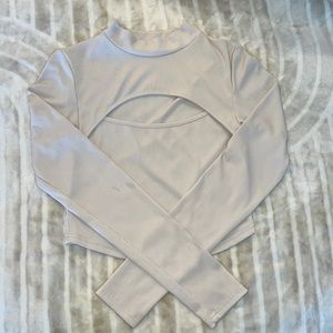 Cut out front crop top